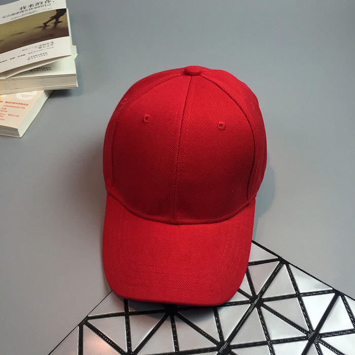 Wholesale Plain Solid Color Curved Brim Baseball Cap