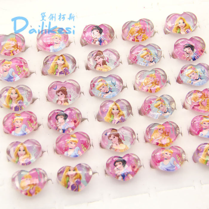 Wholesale 100pcs Heart-shaped flower princess children' s Bracelet