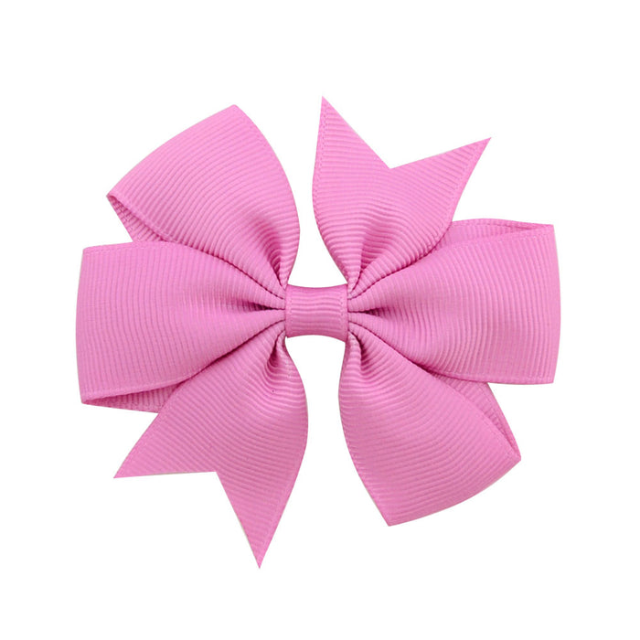 Wholesale Six Ears Solid Color Ribbed Fishtail Bow Set JDC-HC-Xiane022