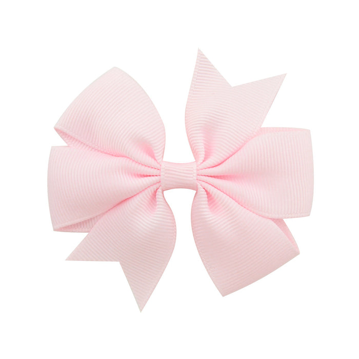 Wholesale Six Ears Solid Color Ribbed Fishtail Bow Set JDC-HC-Xiane022