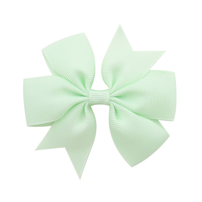 Wholesale Six Ears Solid Color Ribbed Fishtail Bow Set JDC-HC-Xiane022