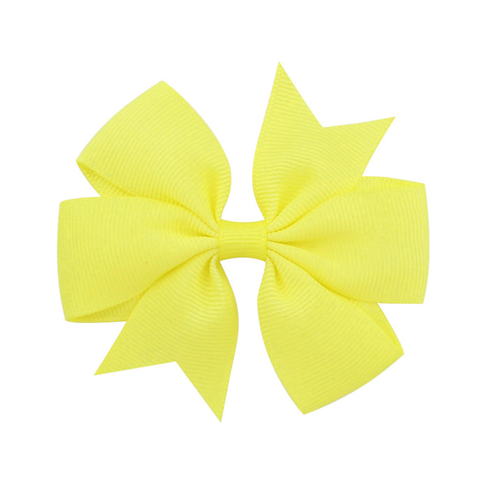 Wholesale Six Ears Solid Color Ribbed Fishtail Bow Set JDC-HC-Xiane022