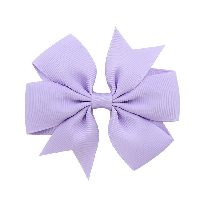 Wholesale Six Ears Solid Color Ribbed Fishtail Bow Set JDC-HC-Xiane022