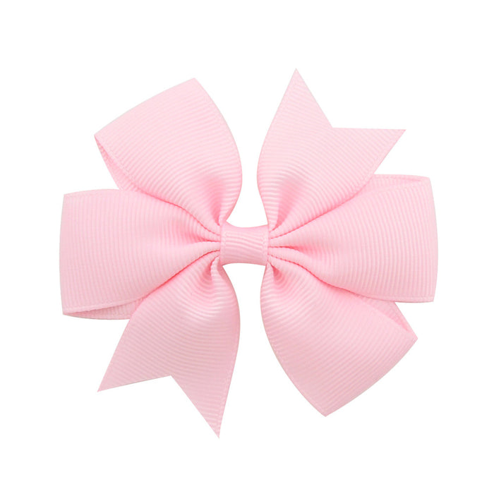 Wholesale Six Ears Solid Color Ribbed Fishtail Bow Set JDC-HC-Xiane022