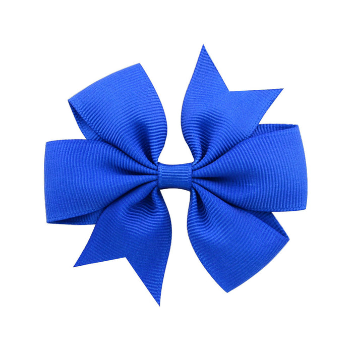 Wholesale Six Ears Solid Color Ribbed Fishtail Bow Set JDC-HC-Xiane022