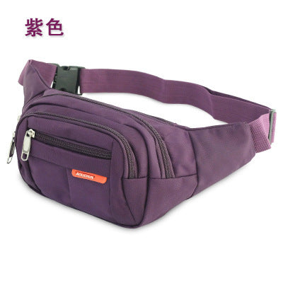 Wholesale Sports Waist Bag Casual Canvas Shoulder Crossbody Bag Outdoor Waterproof Chest Bag