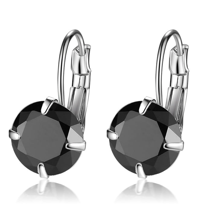 Wholesale New Single Zircon Colorful Ear Buckle for Jewelry, Simple, Fashionable and Generous, Wholesale of Ear Buckles