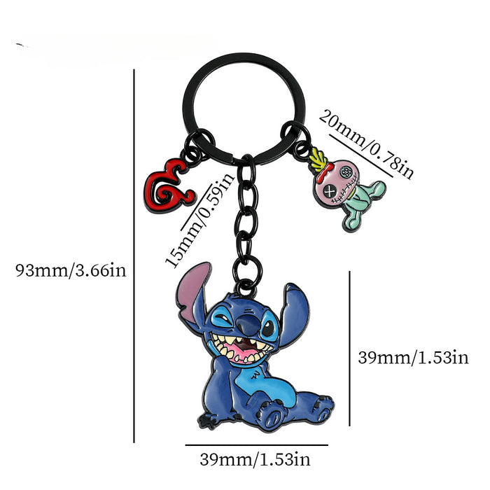 Wholesale Cartoon Zinc Alloy Keychain JDC-KC-BS020