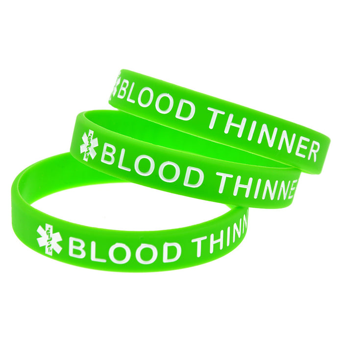 Wholesale Warning message: Silicone wristband size wrist strap