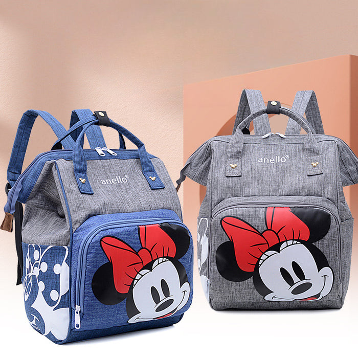 Wholesale Cartoon Backpack Printing Multi-purpose Large Capacity Runaway Bag Mommy Backpack JDC-BP-Yibao006