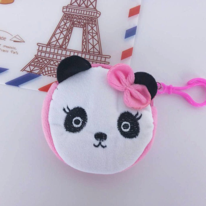 Wholesale Cartoon Cute Plush Small Coin Purse Girls Buckle Coin Bag Student Activity Gift Children Mini Fabric Bag JDC-WT-RC005