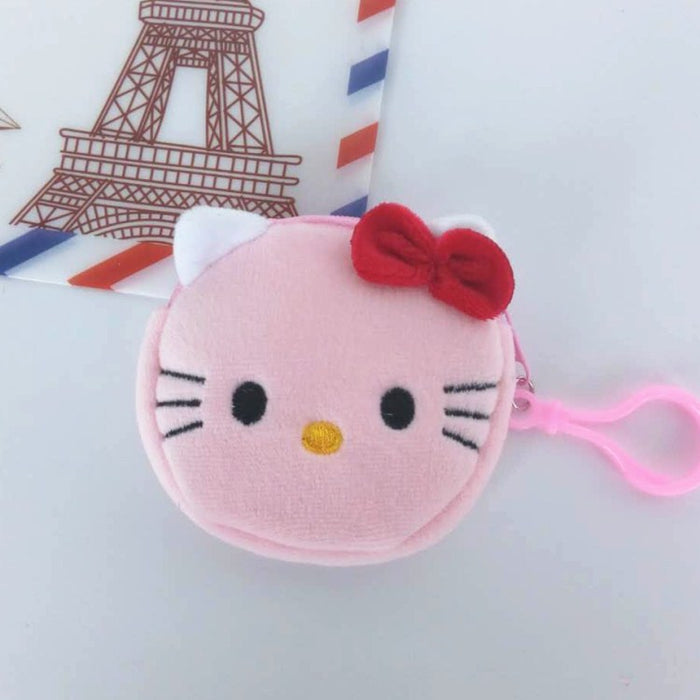 Wholesale Cartoon Cute Plush Small Coin Purse Girls Buckle Coin Bag Student Activity Gift Children Mini Fabric Bag JDC-WT-RC005