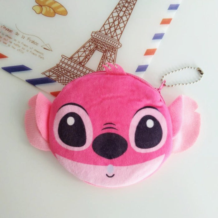 Wholesale Korean Stitch Stitch Coin Purse Cartoon Cute Star Stitch Plush Card Holder Coin Bag JDC-WT-RC004