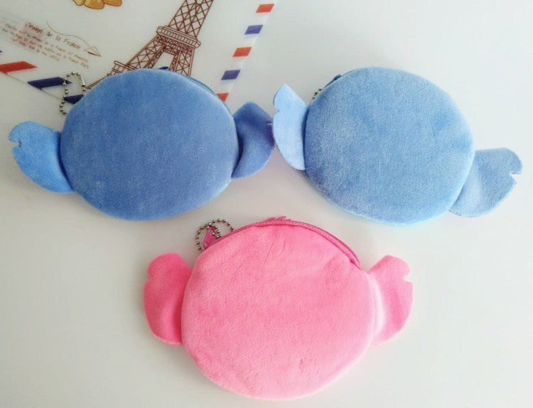 Wholesale Korean Stitch Stitch Coin Purse Cartoon Cute Star Stitch Plush Card Holder Coin Bag JDC-WT-RC004