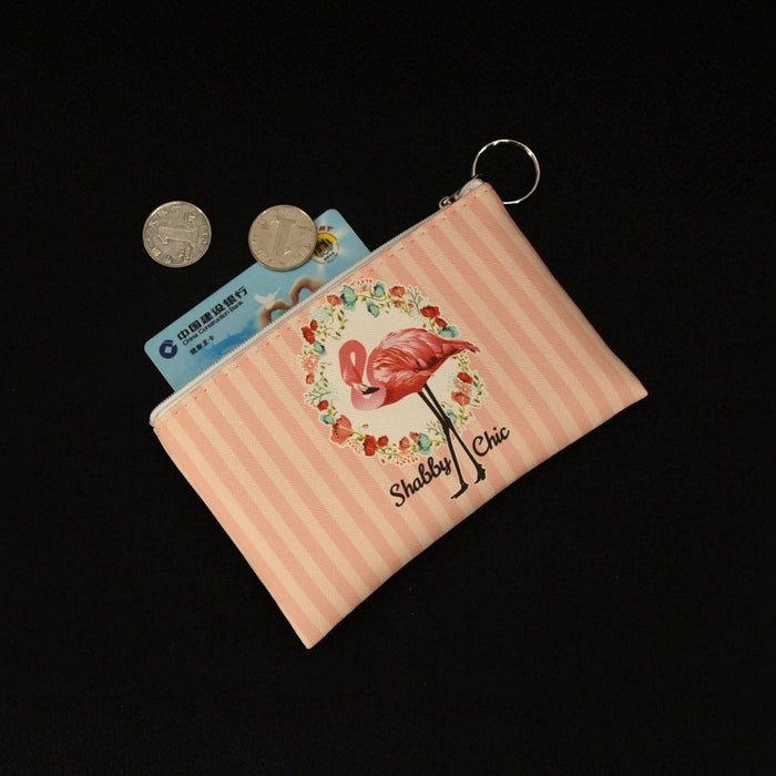 Wholesale Coin Purse Women Creative Cartoon Cute Flamingo JDC-WT-QW017