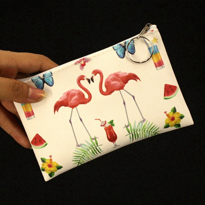 Wholesale Coin Purse Women Creative Cartoon Cute Flamingo JDC-WT-QW017