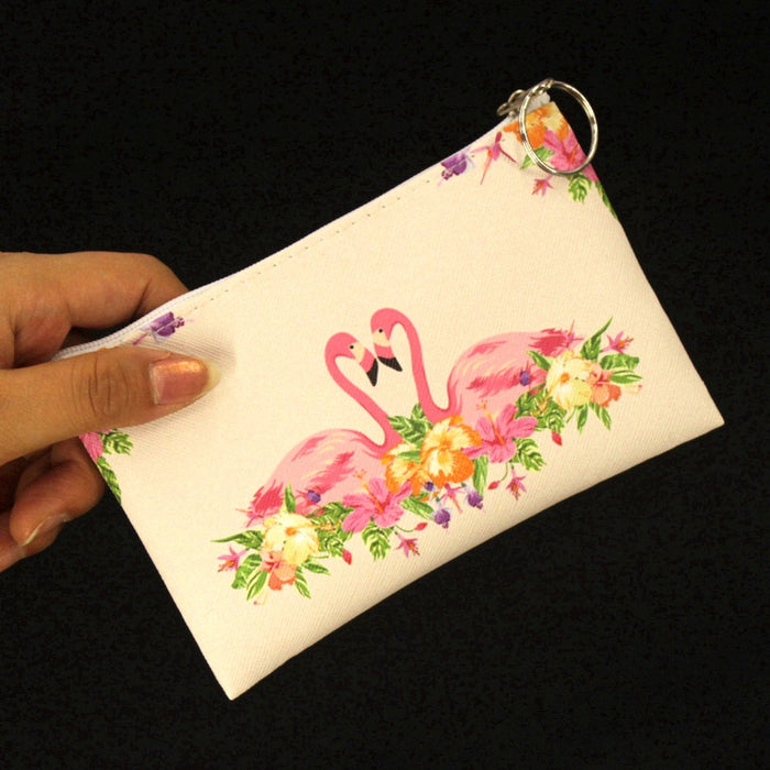 Wholesale Coin Purse Women Creative Cartoon Cute Flamingo JDC-WT-QW017