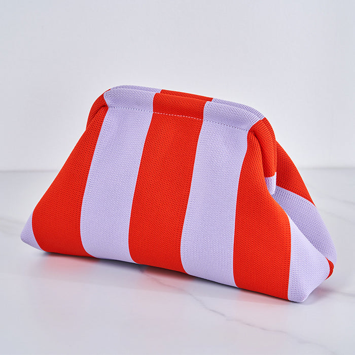 Wholesale Polyester Stripe Clutch Bag JDC-HB-Shec001