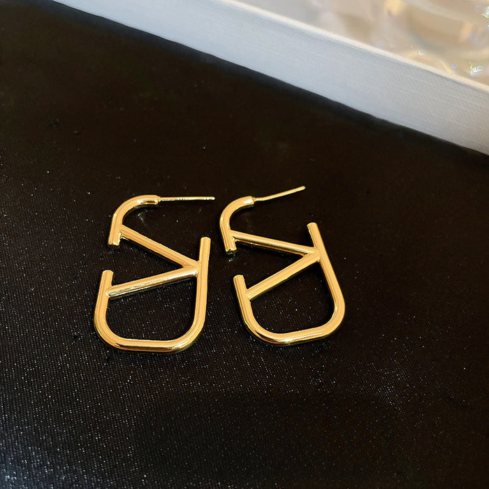 Wholesale High-quality Fashion Gold-plated Earrings JDC-ES-BoYue003