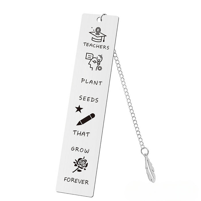 Wholesale Stainless Steel Teacher's Day Bookmark JDC-BM-GangG001