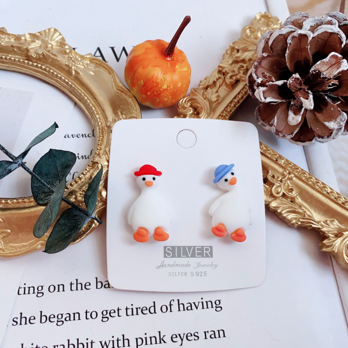 Wholesale alloy funny cute animation earrings (M)  JDC-ES-CST001