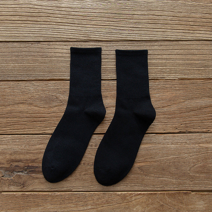 Wholesale Trendy  Cotton Socks Solid Color JDC-SK-LingX002