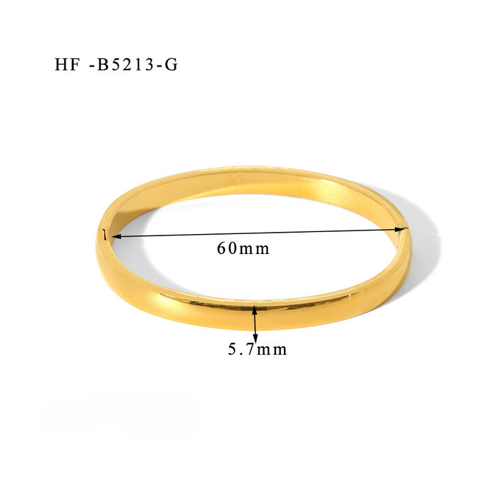 Wholesale Titanium Steel 18K Gold Plated Spherical Bracelet JDC-BT-ChengBing002