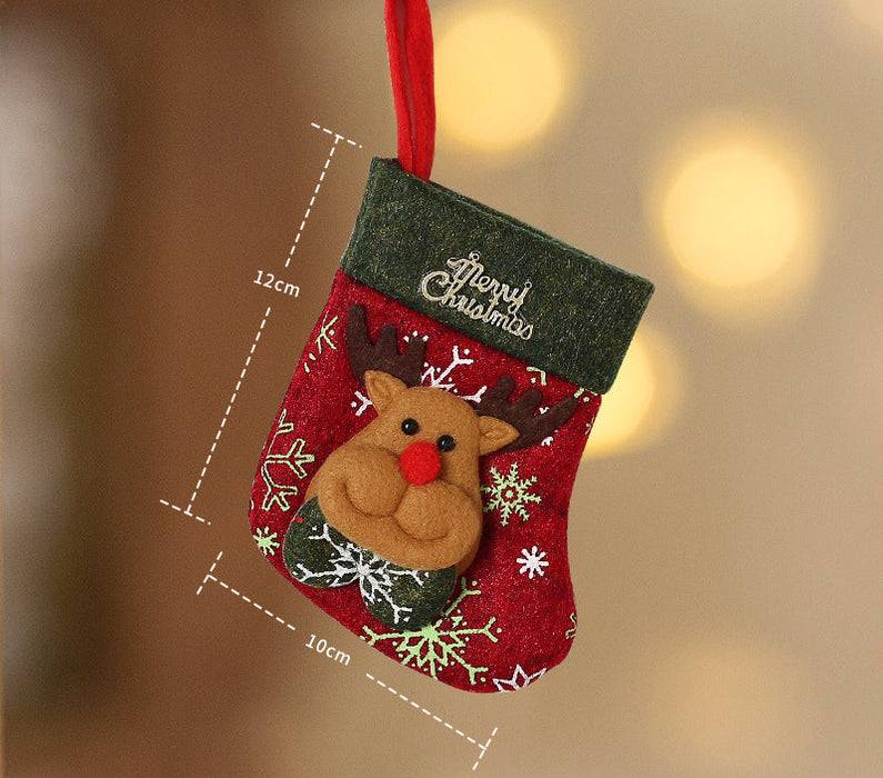 Wholesale Christmas decorations,  sequined old man socks,  Christmas tree ornaments,  gift bags,  Christmas stockings