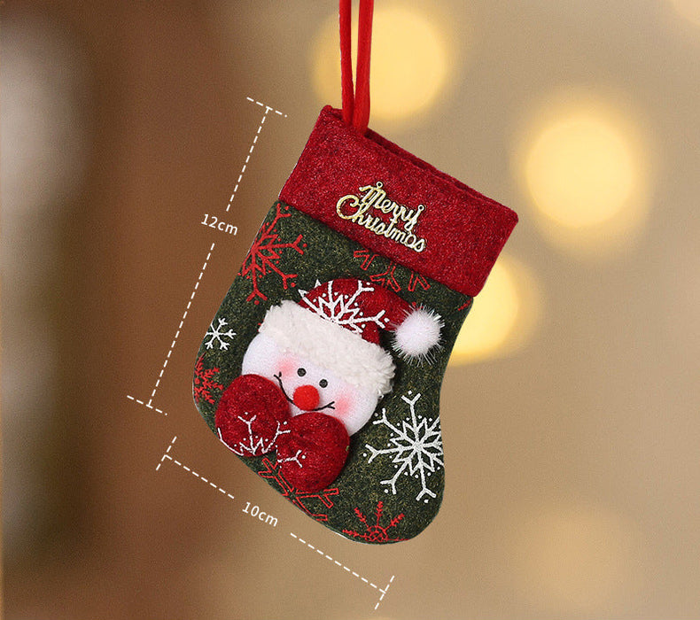 Wholesale Christmas decorations,  sequined old man socks,  Christmas tree ornaments,  gift bags,  Christmas stockings