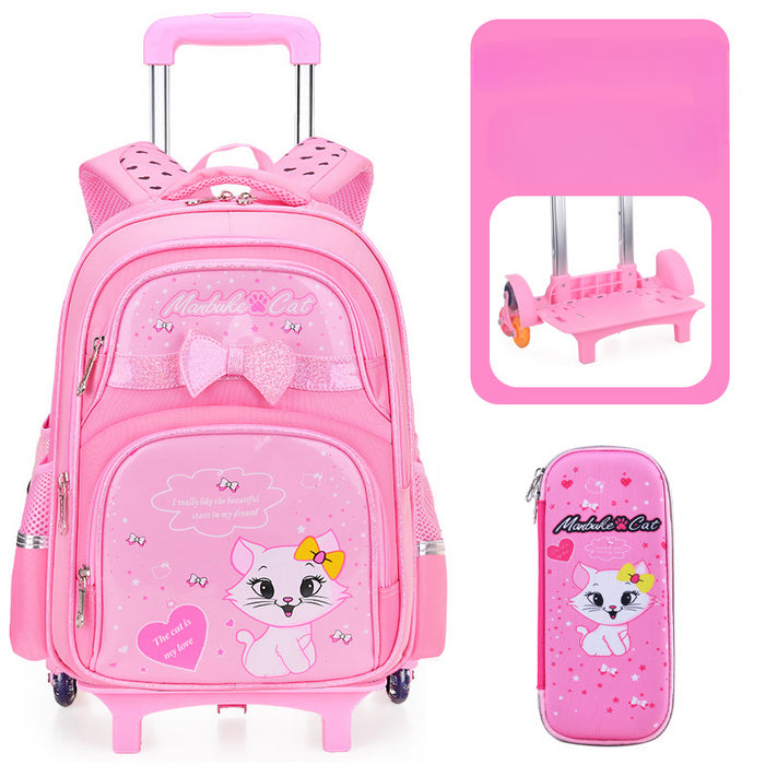 Wholesale Children's Oxford Cloth Cartoon Trolley Backpack JDC-BP-Bafn005