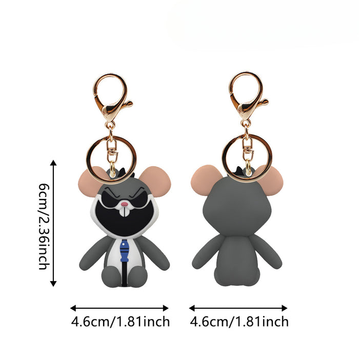 Wholesale Horror Cartoon Anime Silicone Keychains JDC-KC-HaoAn012