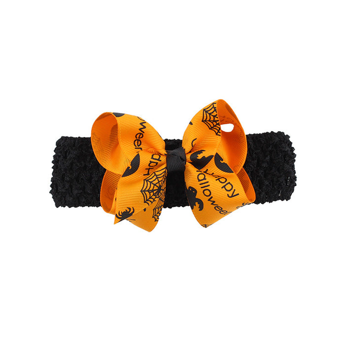 Wholesale Children's Bow Halloween Fabric Headband JDC-HD-HeZhuo003