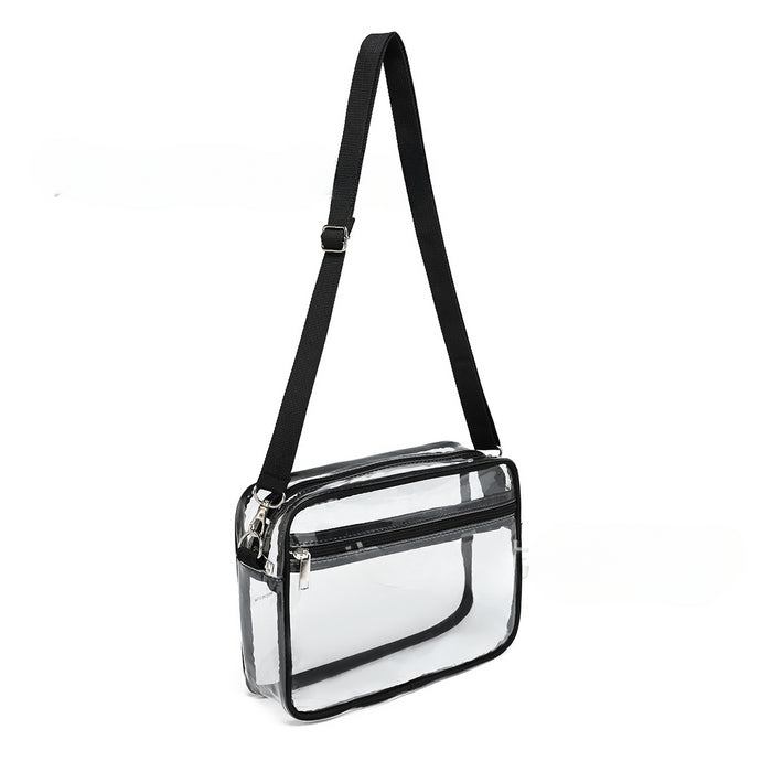 Wholesale PVC Waterproof Transparent Messenger Bag JDC-SD-HanDuo002