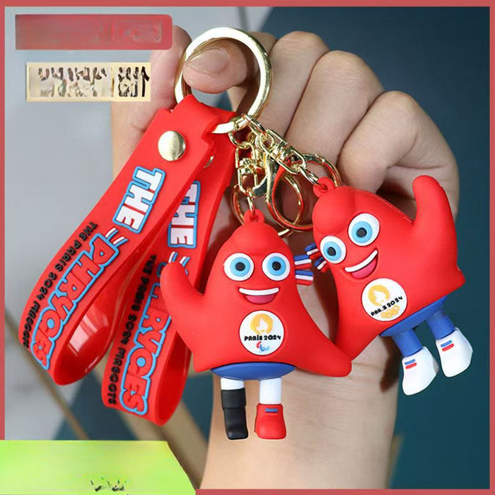 Wholesale PVC Mascot Keychain JDC-KC-Shanm006