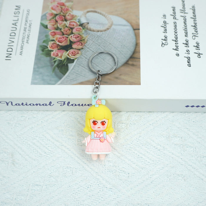 Wholesale Cartoon Silicone Doll Keychain JDC-KC-Yexiang002