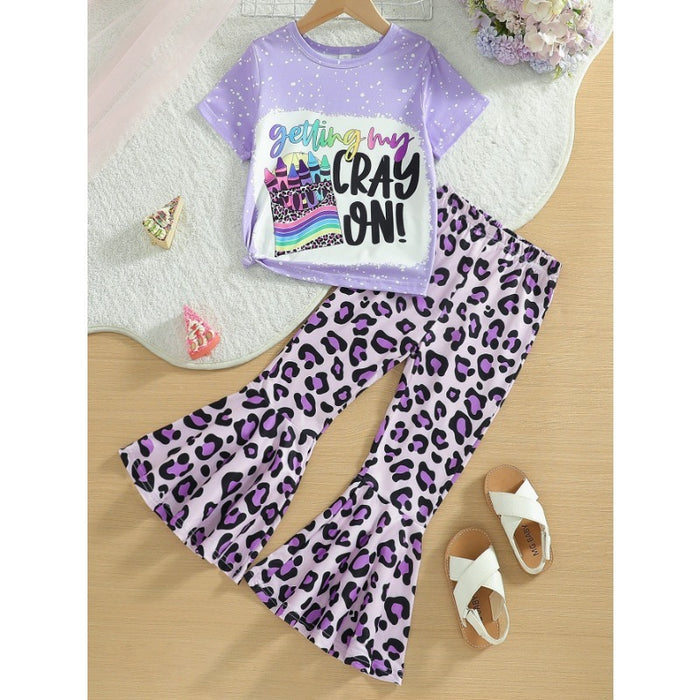 Wholesale Summer Letter Printed Trumpet Baby Clothes JDC-BC-QingY001