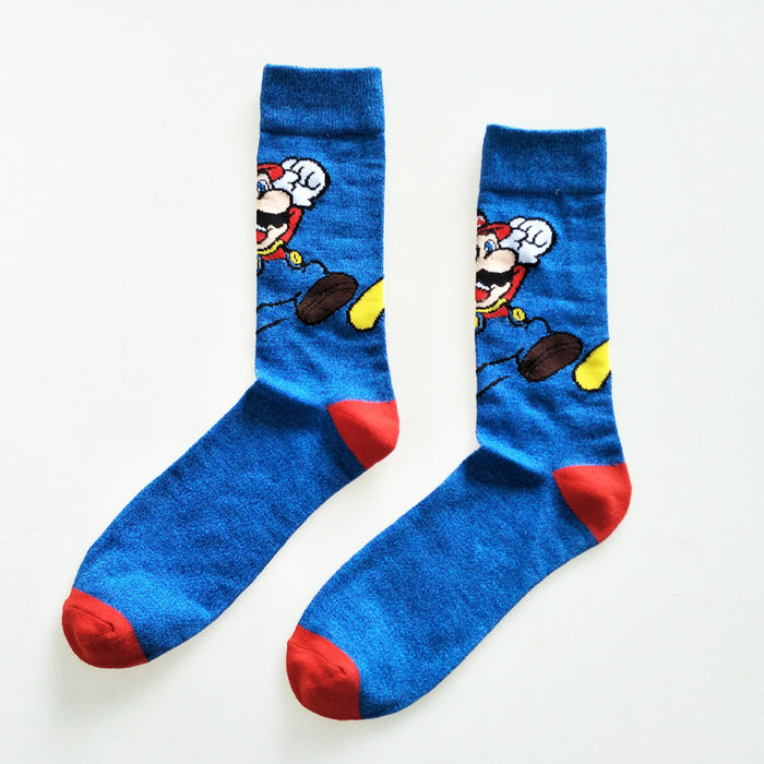 Wholesale Cotton Cartoon Middle Tube Socks JDC-SK-YiYan069