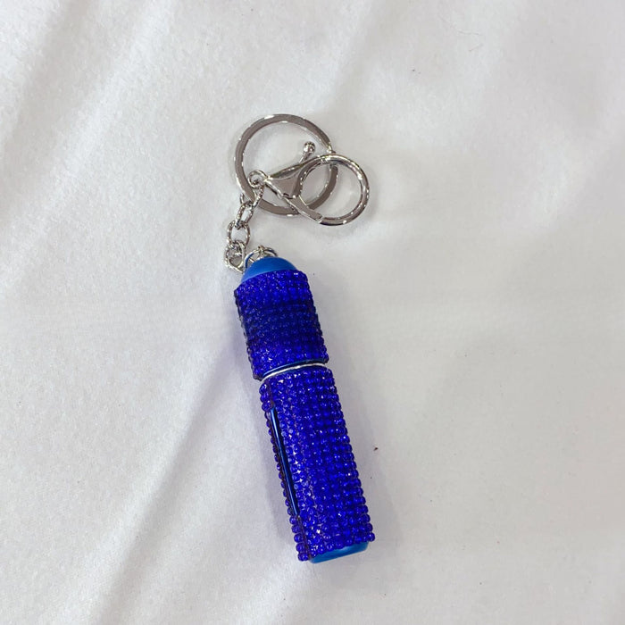 Wholesale Portable Diamond-encrusted Creative Perfume Bottle Keychain JDC-KC-YingH023