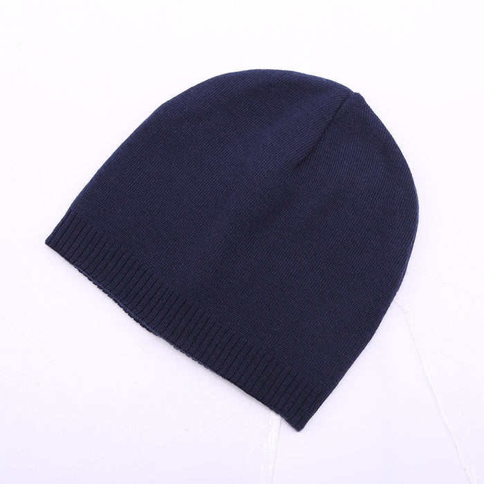 Wholesale Knitted Hat Women's Knitted Hat Men's Thin Knitted Hat Men's and Women's Casual Sports Warm Pullover Wool Hat