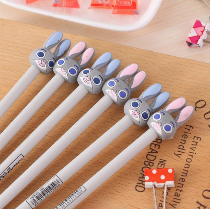 Wholesale Cartoon Rabbit Plastic Gel Pen JDC-PN-KuBei010