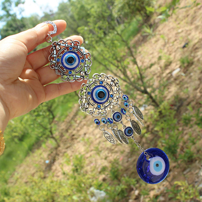 Wholesale Eye Pendant Devil's Eye Alloy Wall Hanging Blue Glass Eye Glass