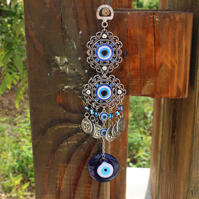 Wholesale Eye Pendant Devil's Eye Alloy Wall Hanging Blue Glass Eye Glass