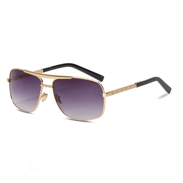 Wholesale Sunglasses Men's Driving Elastic Retro Metal Box Sunglasses