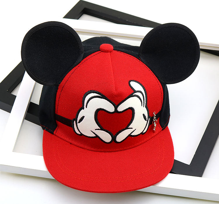 Wholesale Trendy Cute Cartoon Kids Baseball Cap Flat Brim Adjustable Sun Protection