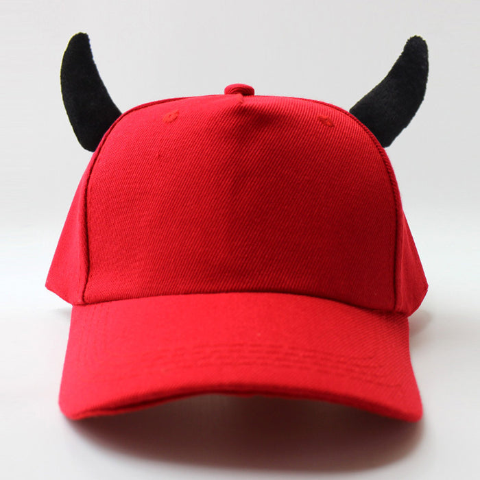 Wholesale Hat  horn demon ear cap baseball cap manufacturers