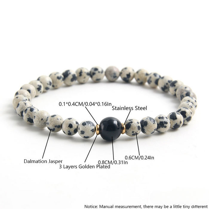 Wholesale Natural Stone Spot Bracelet JDC-BT-HongM005