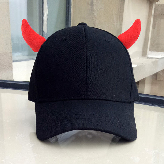 Wholesale Hat  horn demon ear cap baseball cap manufacturers