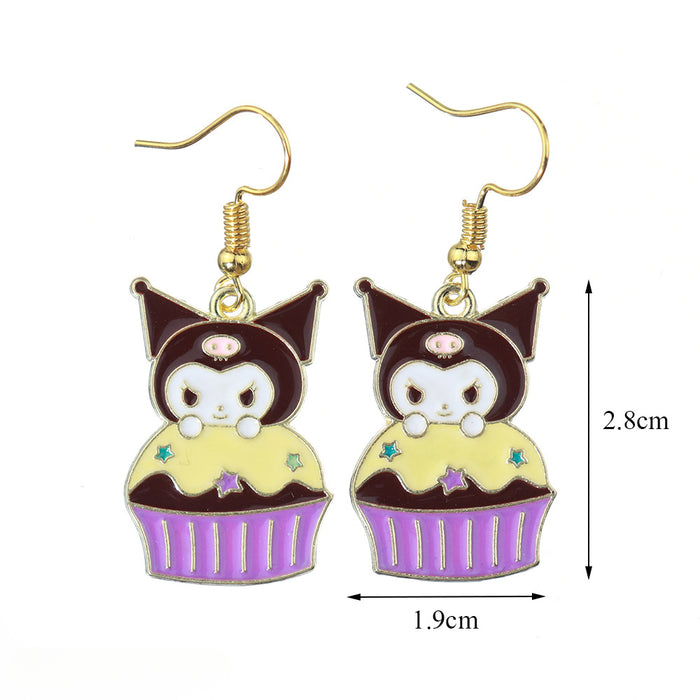 Wholesale Cartoon Animal Resin Earrings JDC-ES-niqing019