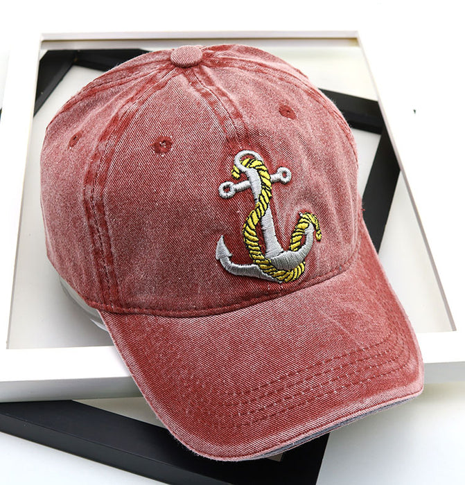 Wholesale Ladies' new casual outdoor baseball cap washed with water for men