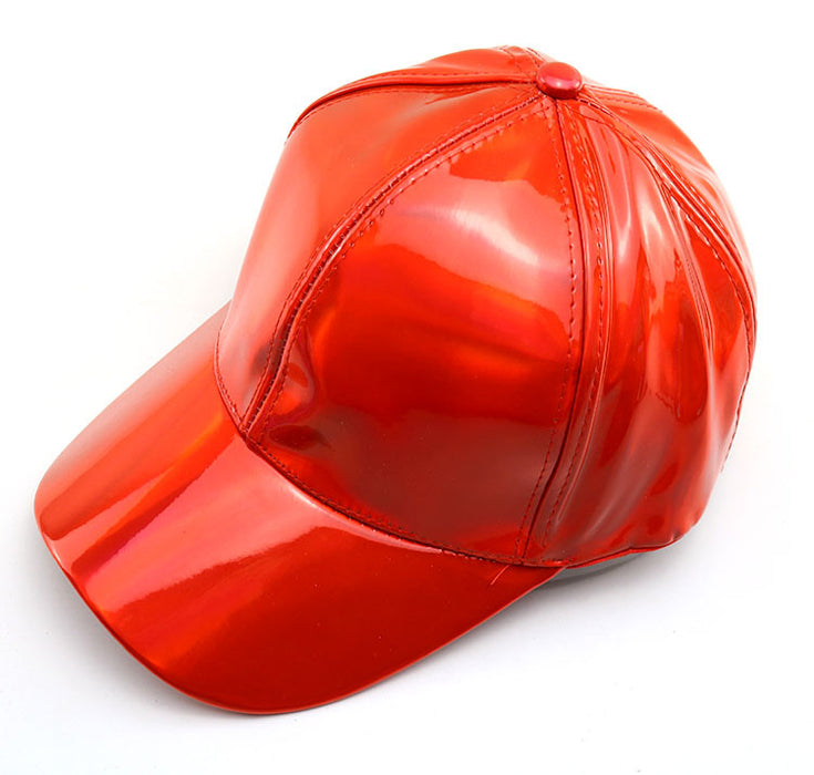 Wholesale Solid color sun hat, full leather baseball cap